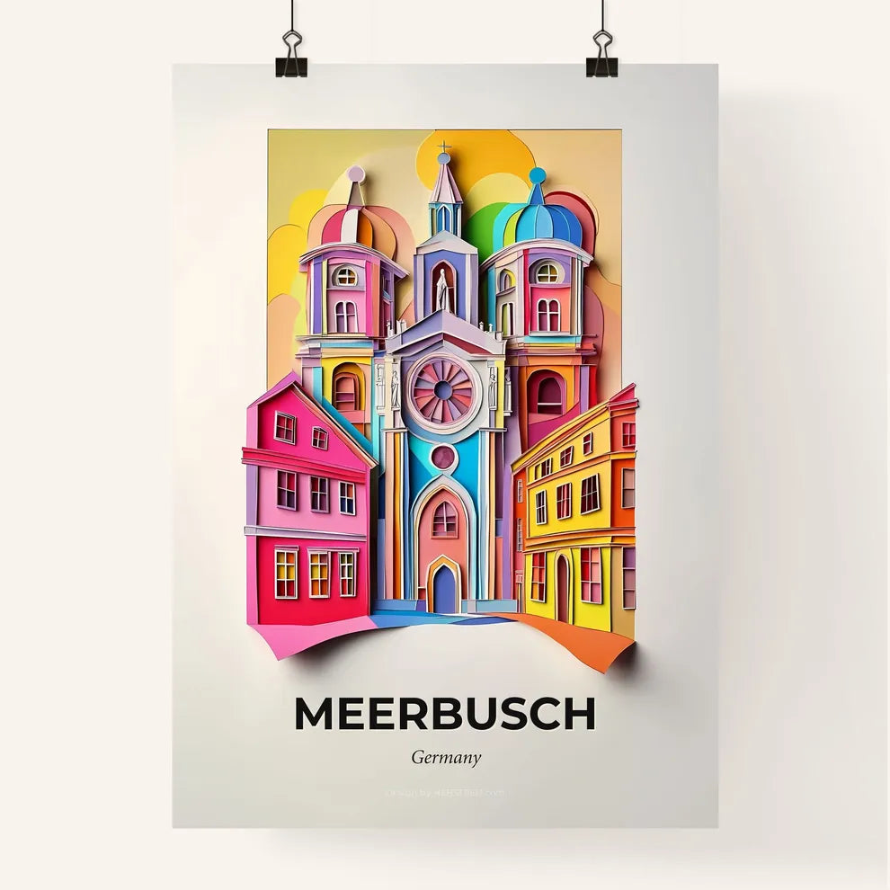 Vivid Meerbusch, Germany, Colorful Poster