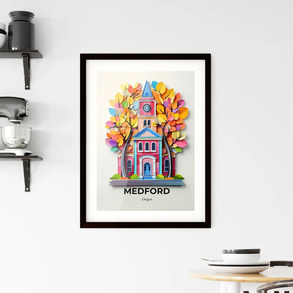 Vivid Medford, Oregon, Framed Wall Art