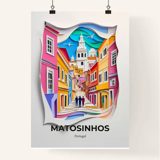 Vivid Matosinhos, Portugal, Colorful Poster