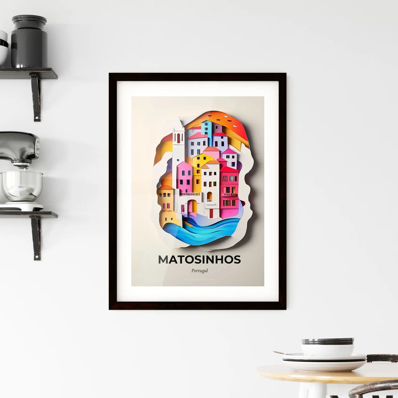 Vivid Matosinhos, Portugal, Framed Wall Art