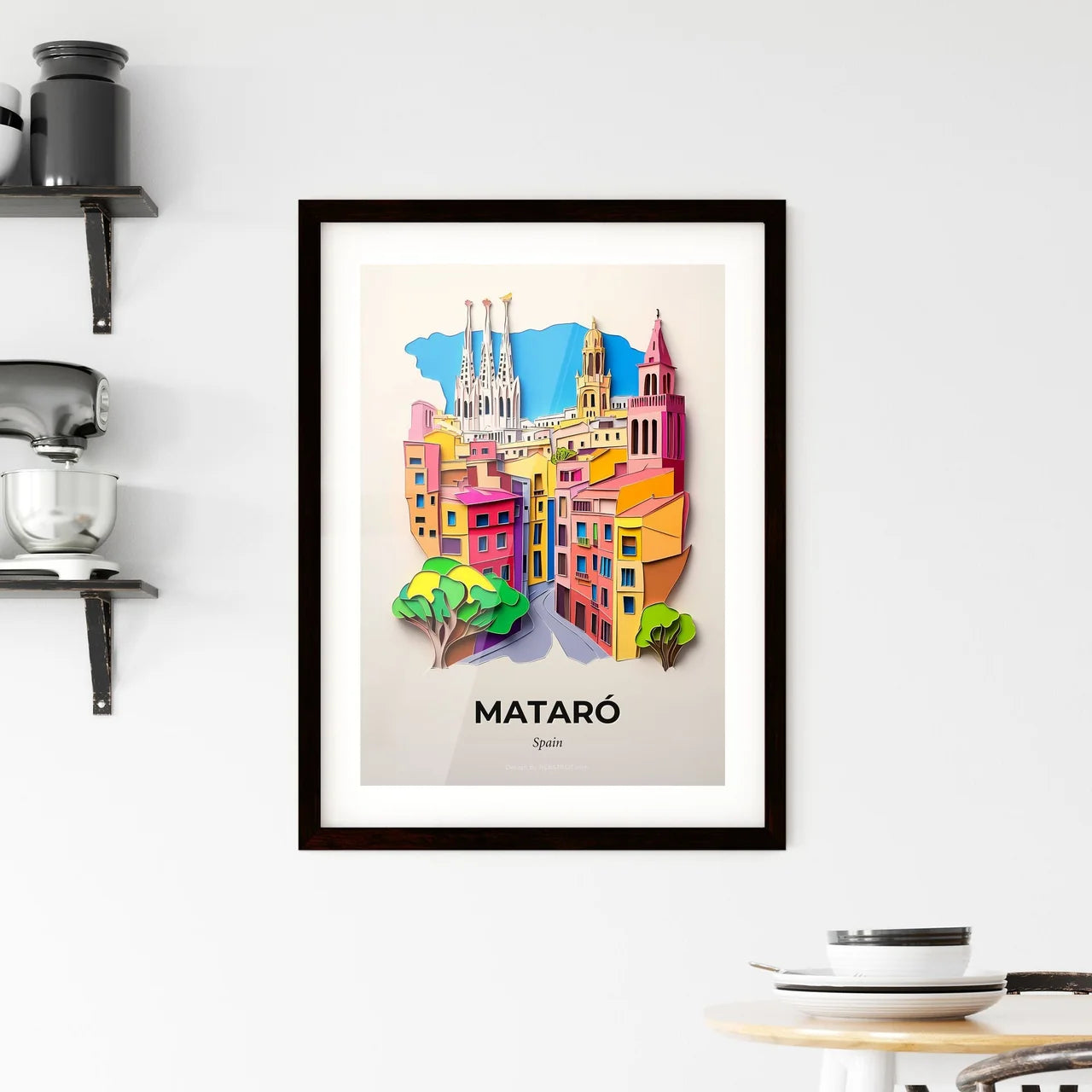 Vivid Mataró, Spain, Framed Wall Art