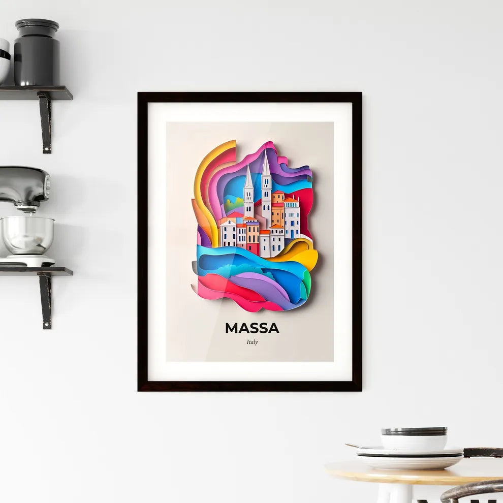 Vivid Massa, Italy, Framed Wall Art