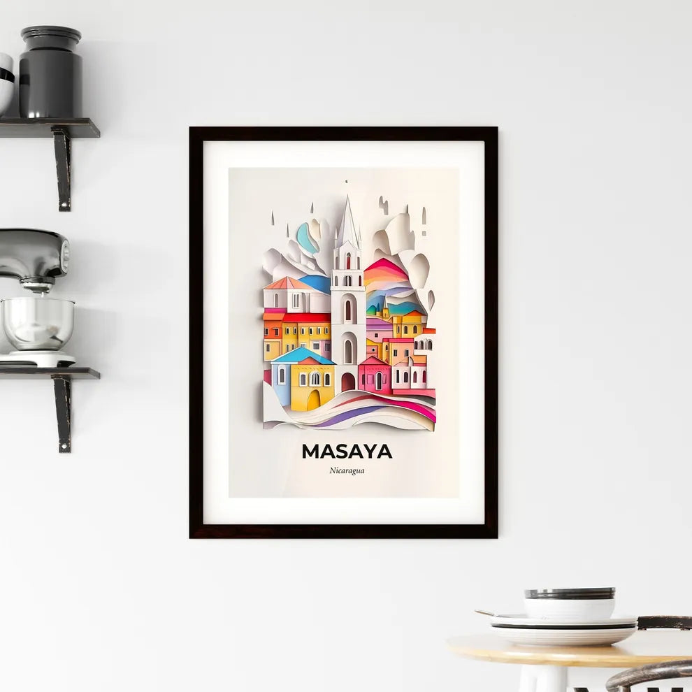 Vivid Masaya, Nicaragua, Framed Wall Art