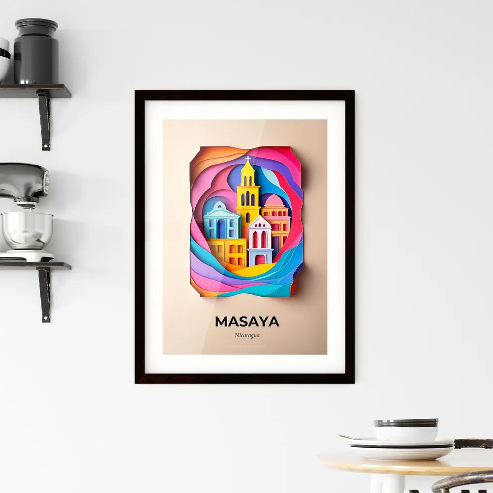 Vivid Masaya, Nicaragua, Framed Wall Art