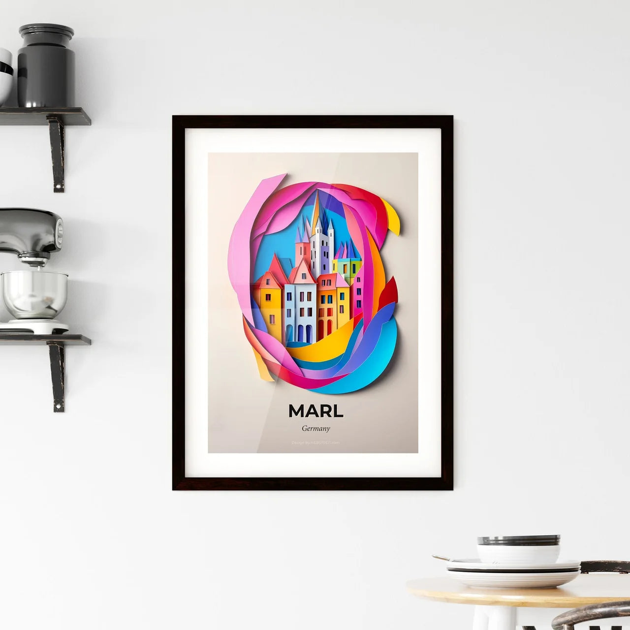 Vivid Marl, Germany, Framed Wall Art