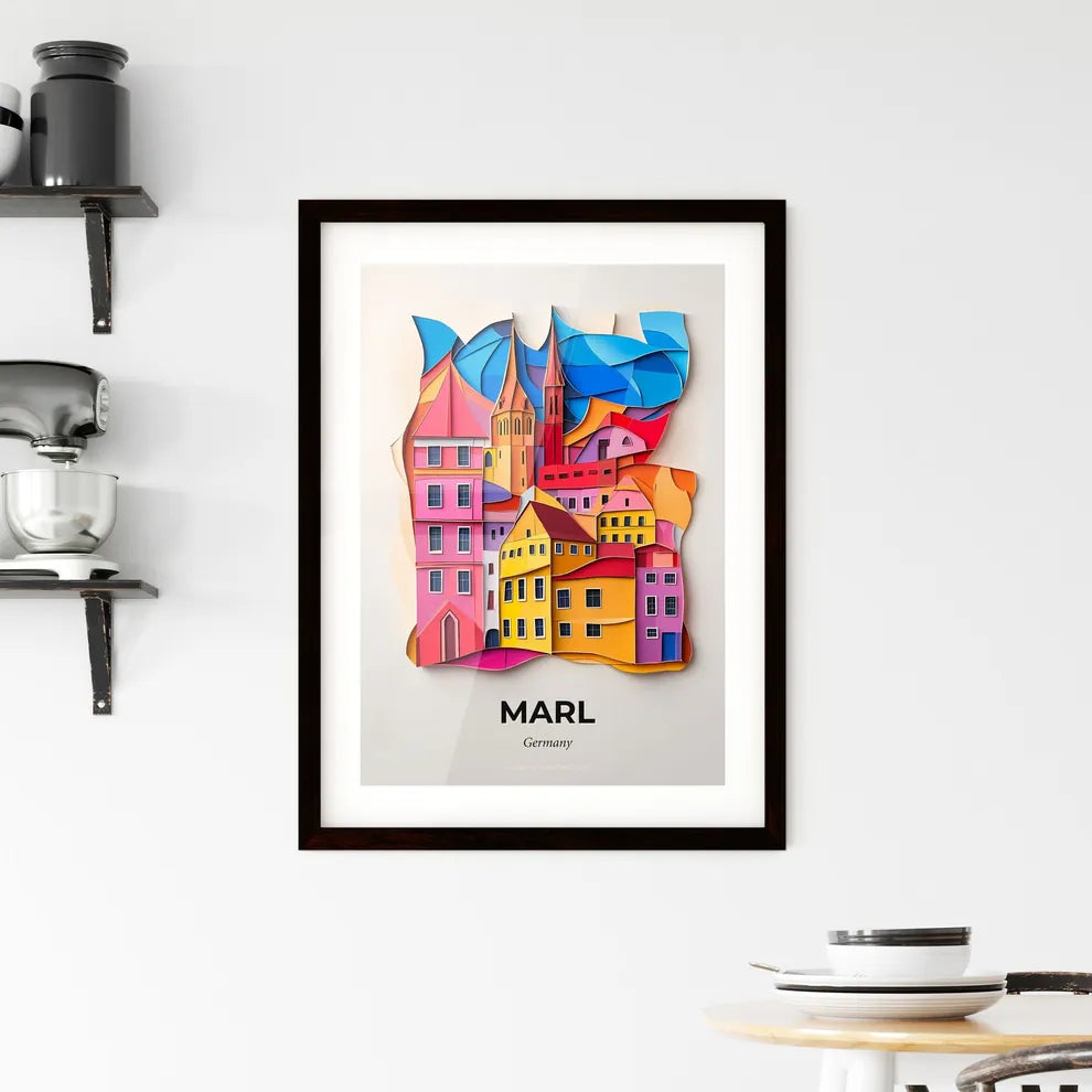 Vivid Marl, Germany, Framed Wall Art