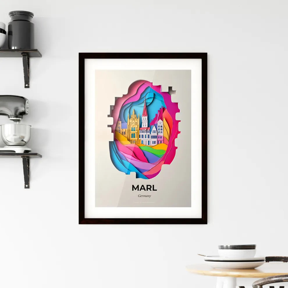 Vivid Marl, Germany, Framed Wall Art