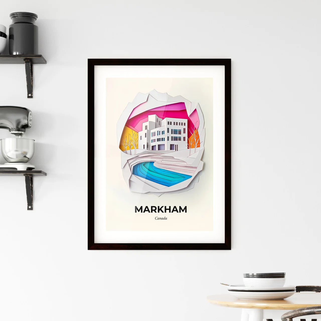 Vivid Markham, Canada, Framed Wall Art