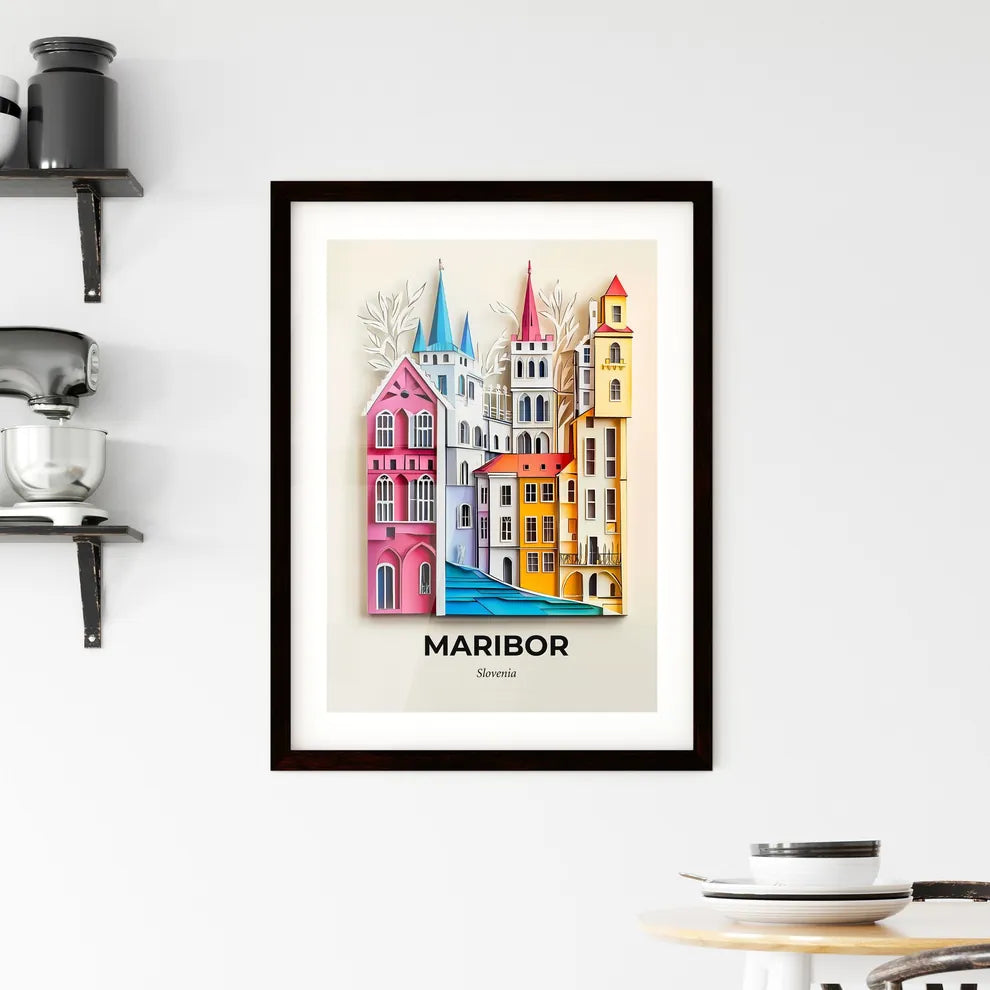 Vivid Maribor, Slovenia, Framed Wall Art
