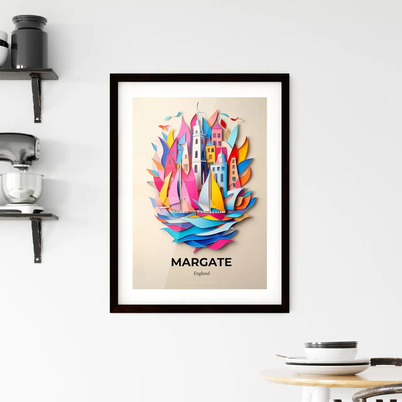 Vivid Margate, England, Framed Wall Art