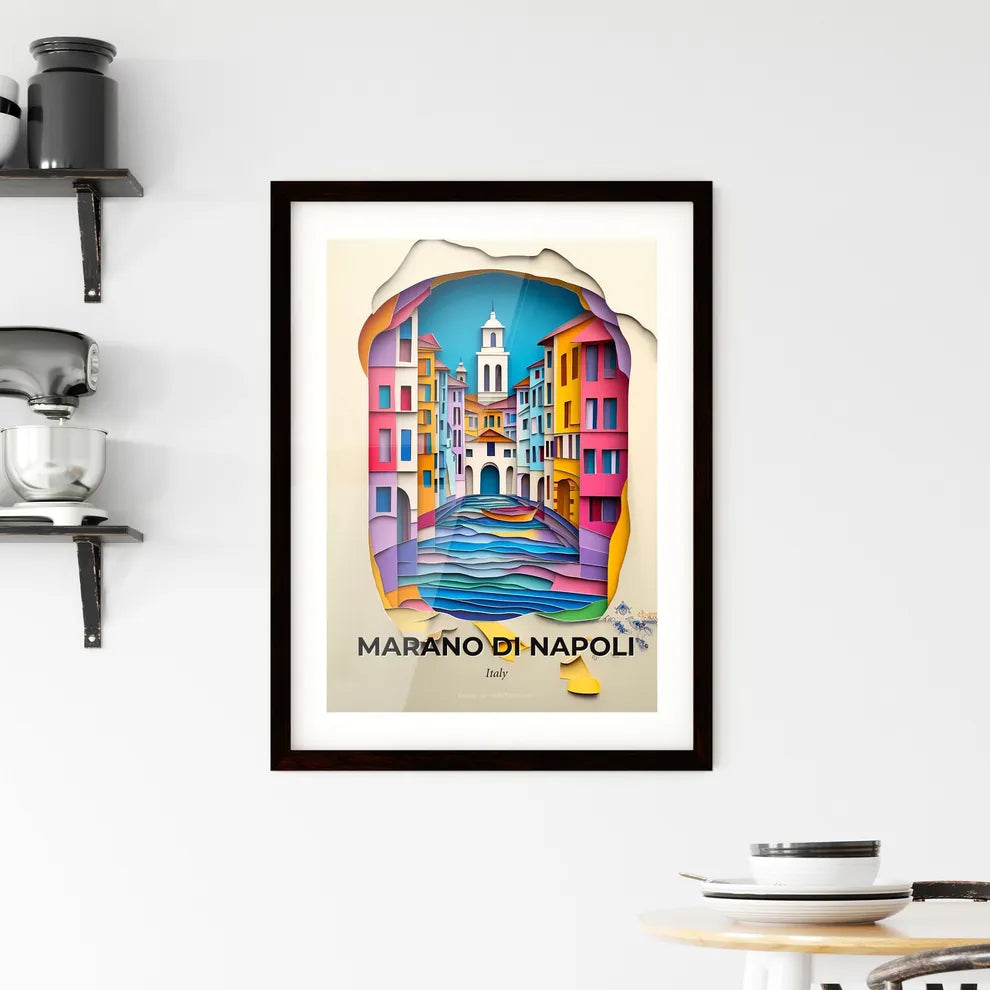 Vivid Marano di Napoli, Italy, Framed Wall Art