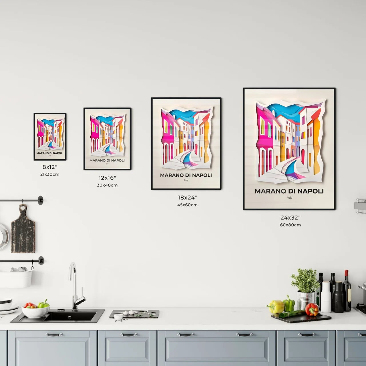 Vivid Marano di Napoli, Italy, Kitchen Art