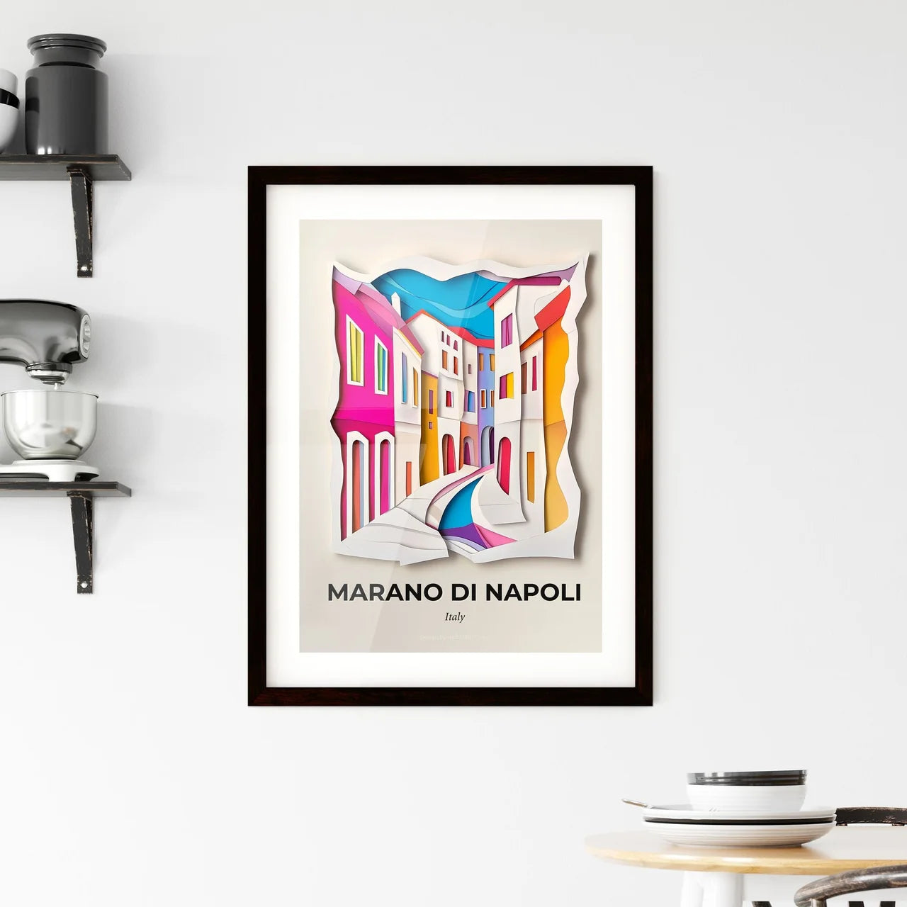 Vivid Marano di Napoli, Italy, Framed Wall Art