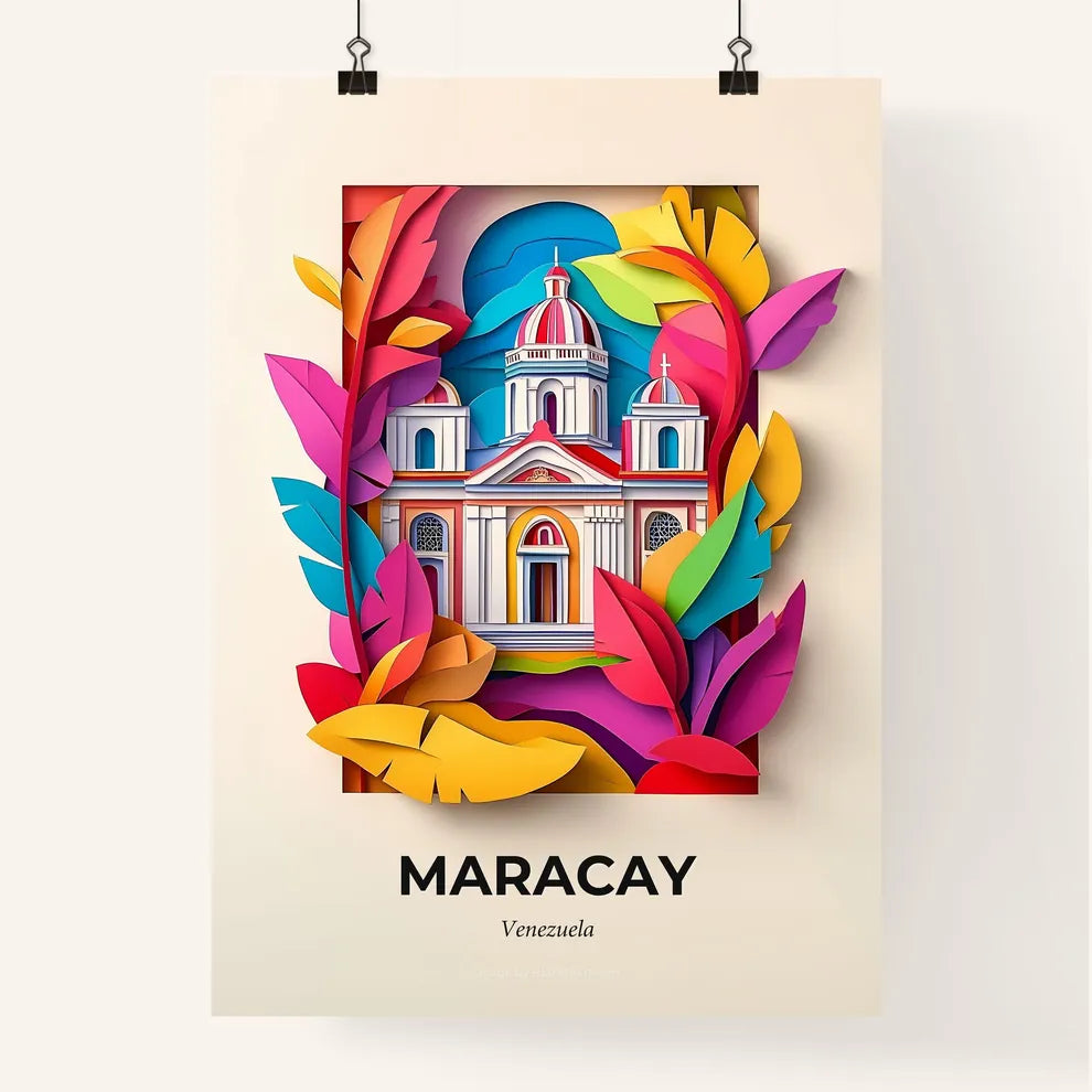 Vivid Maracay, Venezuela, Colorful Poster