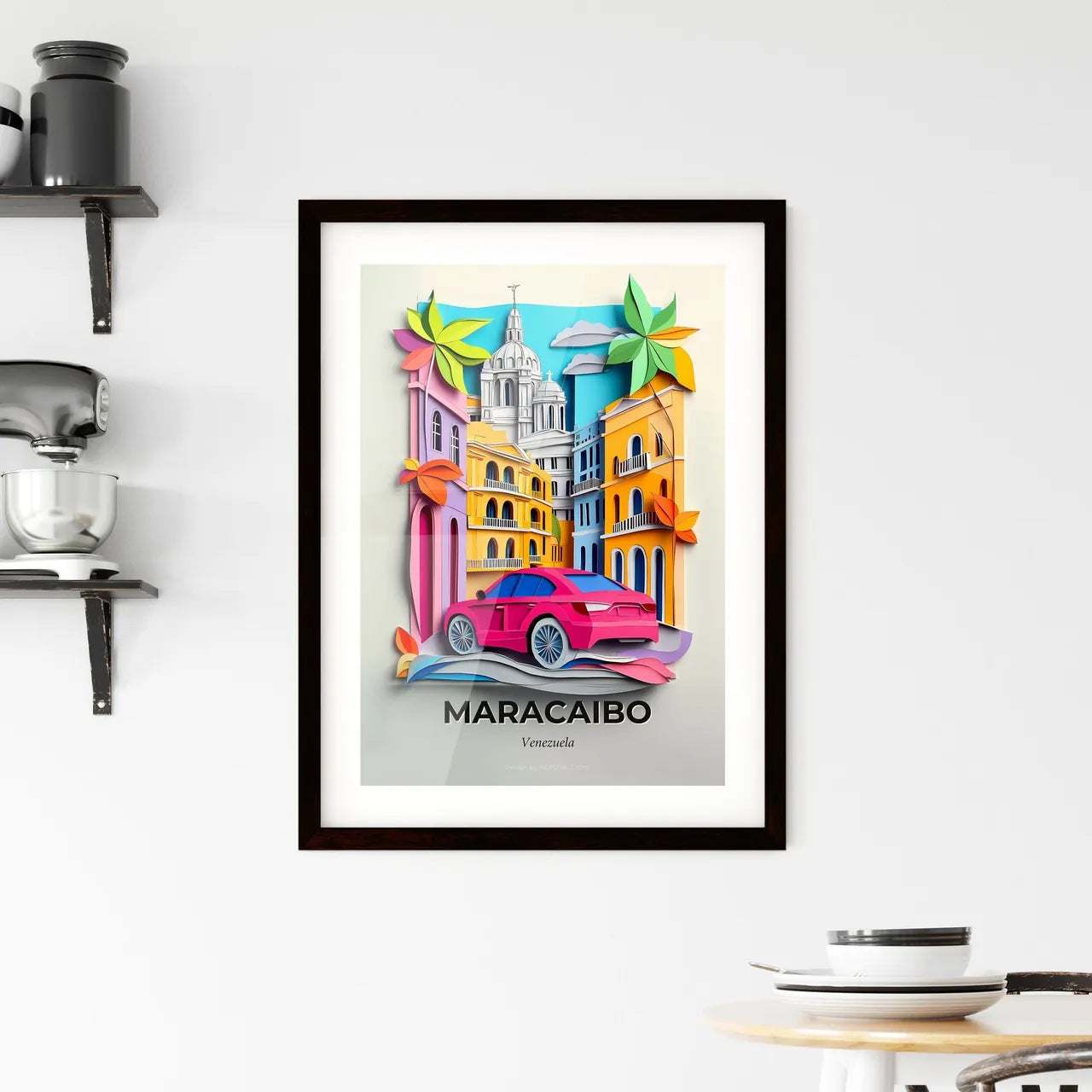 Vivid Maracaibo, Venezuela, Framed Wall Art