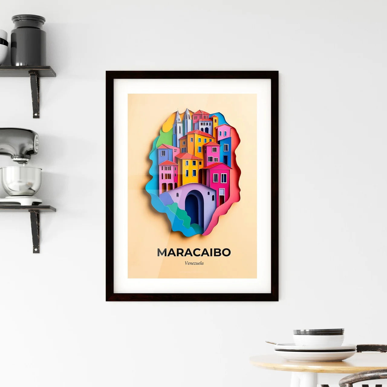 Vivid Maracaibo, Venezuela, Framed Wall Art