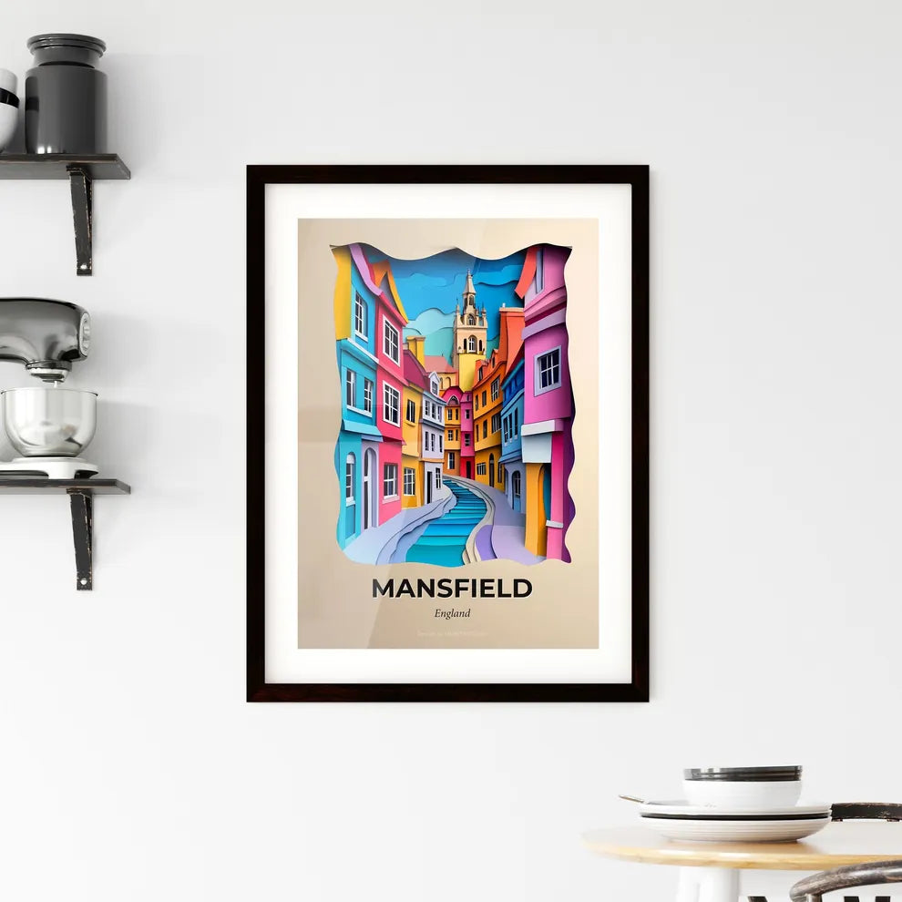 Vivid Mansfield, England, Framed Wall Art