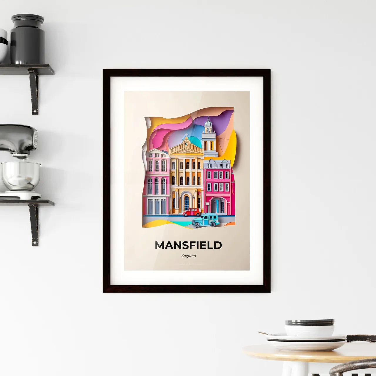 Vivid Mansfield, England, Framed Wall Art