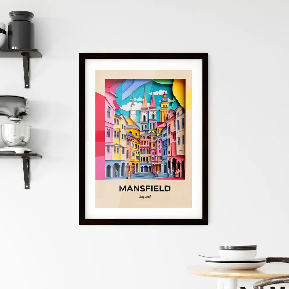 Vivid Mansfield, England, Framed Wall Art