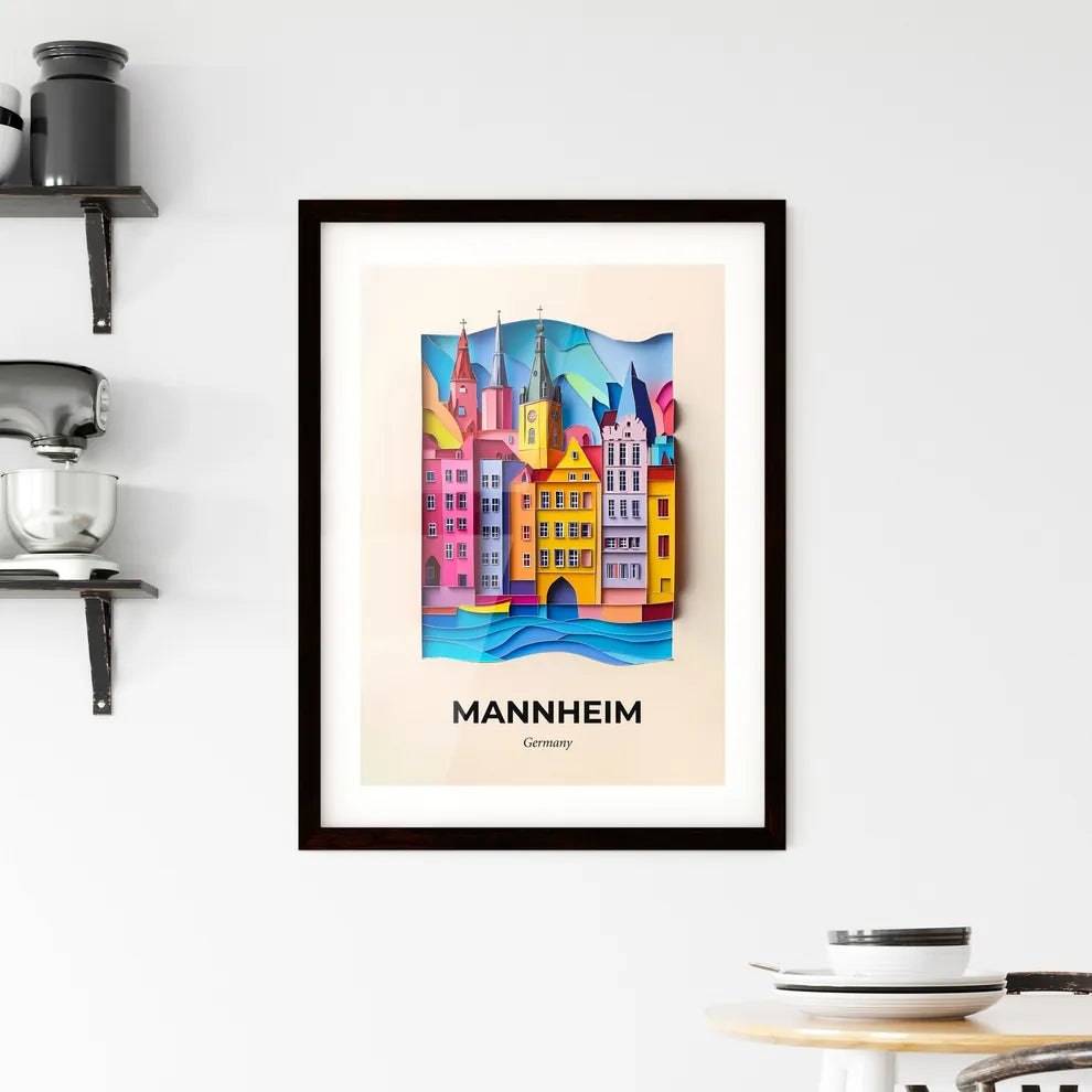 Vivid Mannheim, Germany, Framed Wall Art