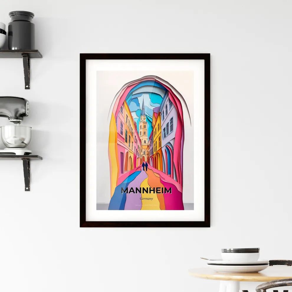 Vivid Mannheim, Germany, Framed Wall Art