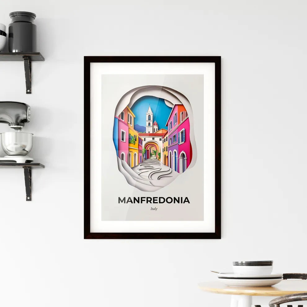 Vivid Manfredonia, Italy, Framed Wall Art