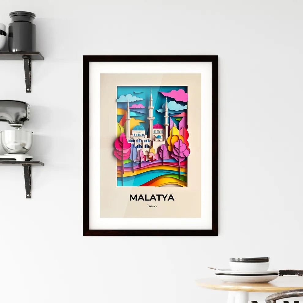 Vivid Malatya, Turkey, Framed Wall Art