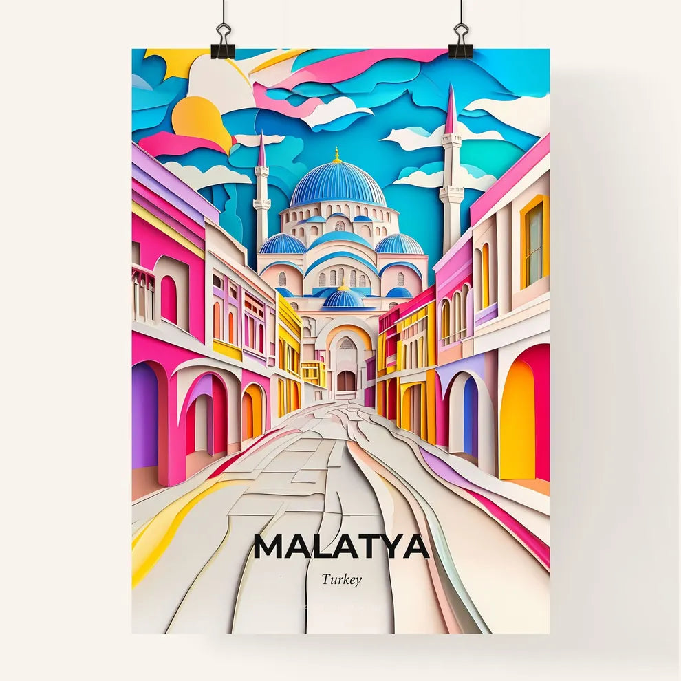 Vivid Malatya, Turkey, Colorful Poster