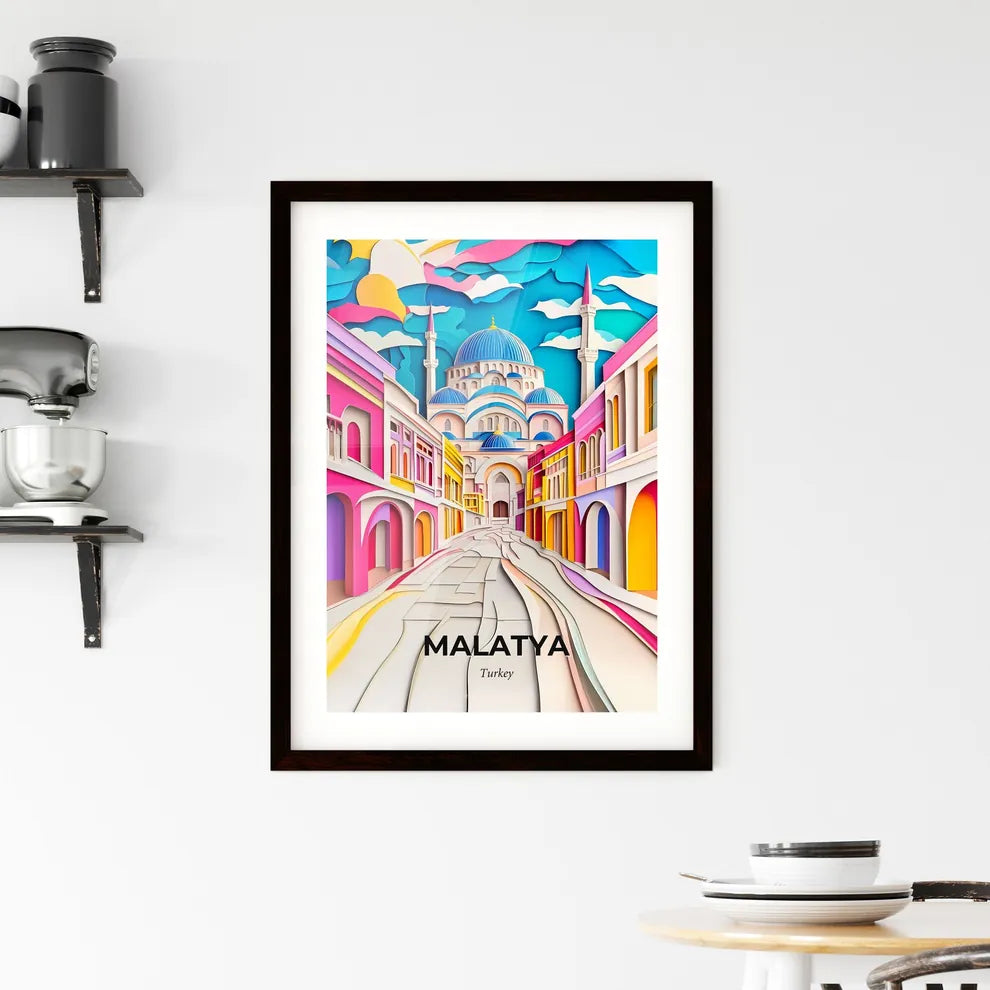 Vivid Malatya, Turkey, Framed Wall Art