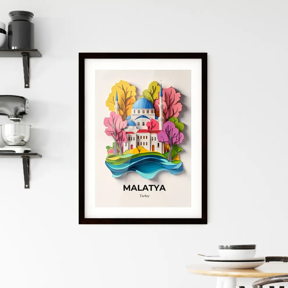 Vivid Malatya, Turkey, Framed Wall Art