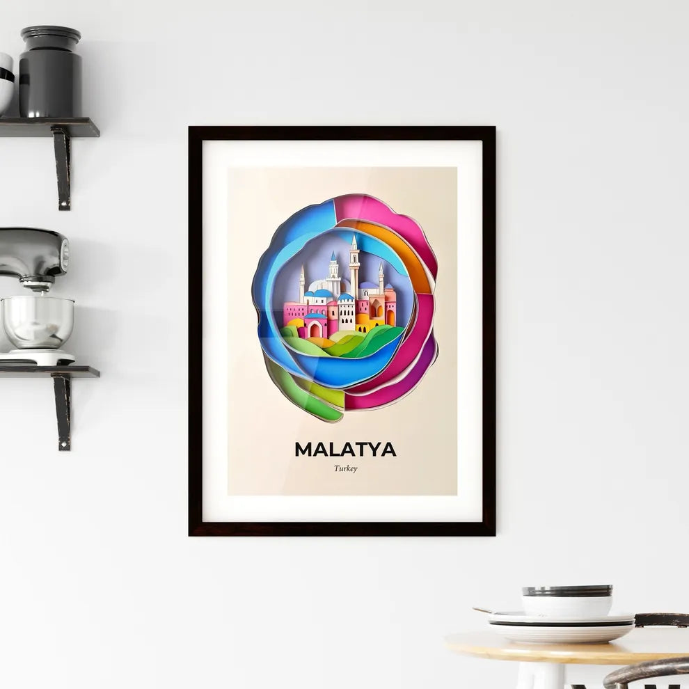 Vivid Malatya, Turkey, Framed Wall Art