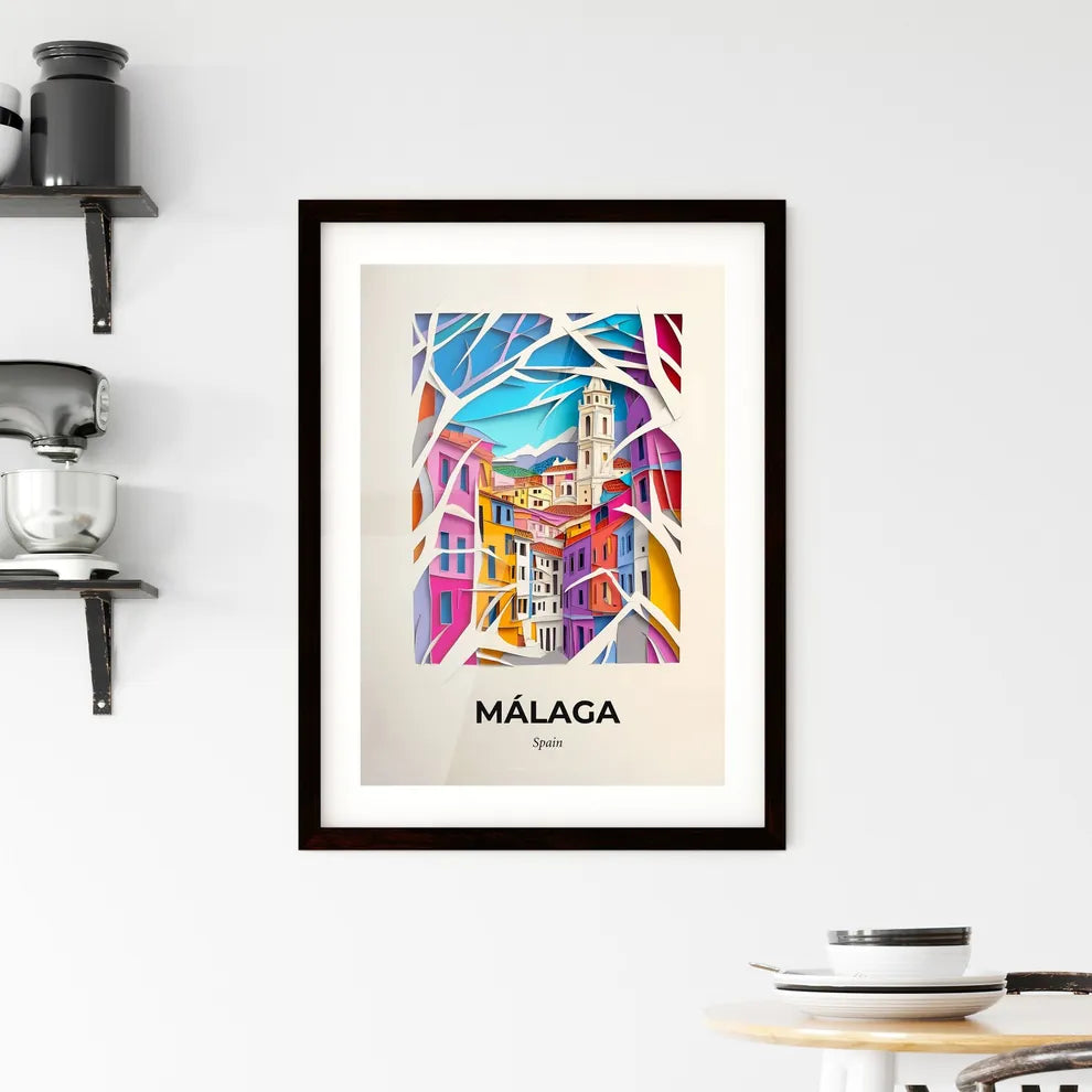 Vivid Málaga, Spain, Framed Wall Art