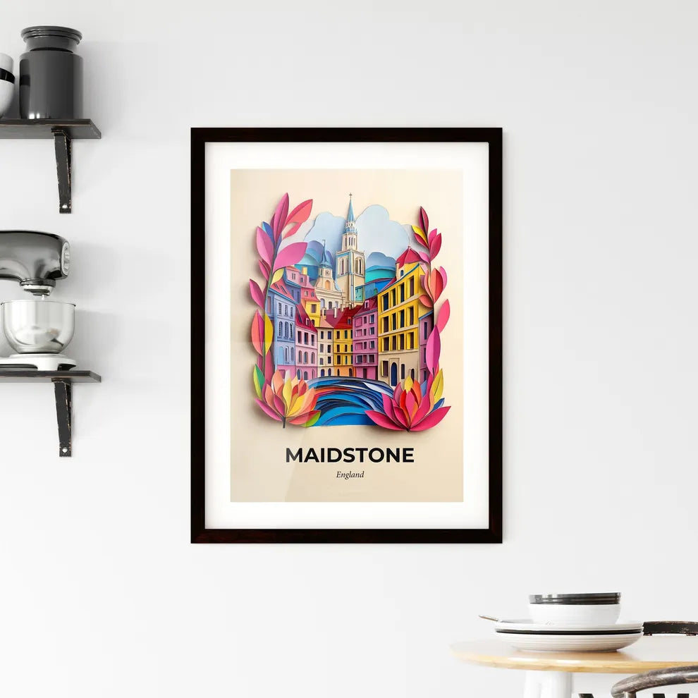 Vivid Maidstone, England, Framed Wall Art