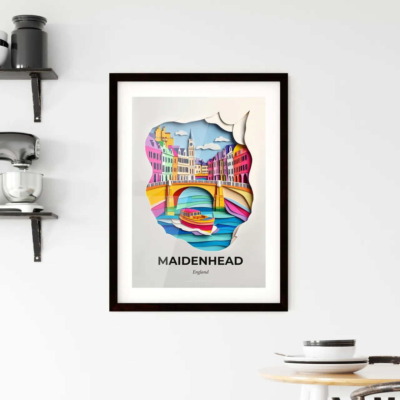 Vivid Maidenhead, England, Framed Wall Art