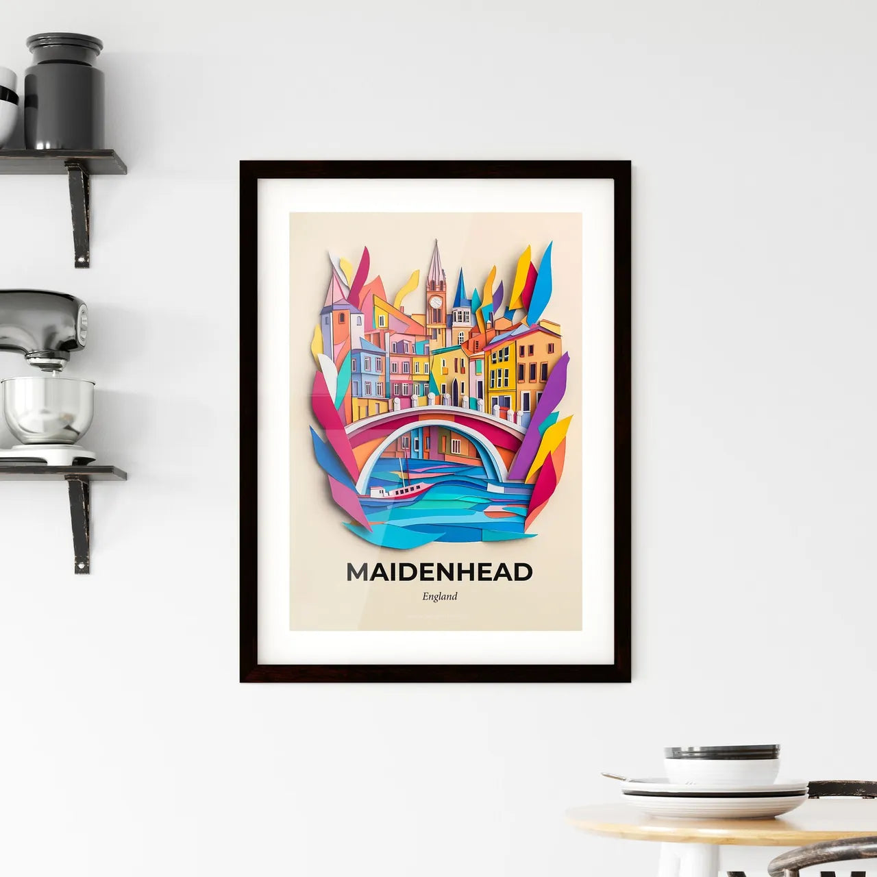 Vivid Maidenhead, England, Framed Wall Art