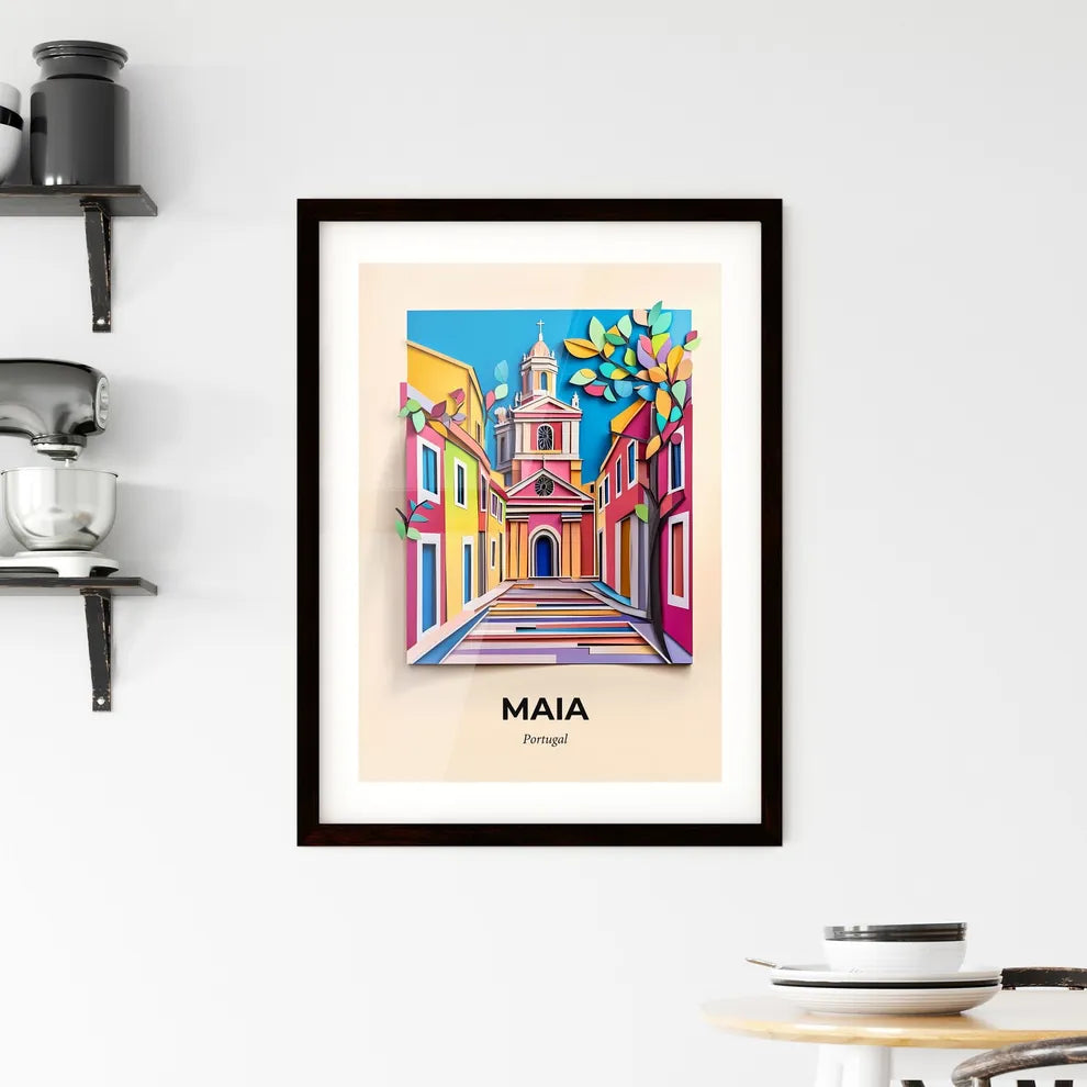 Vivid Maia, Portugal, Framed Wall Art