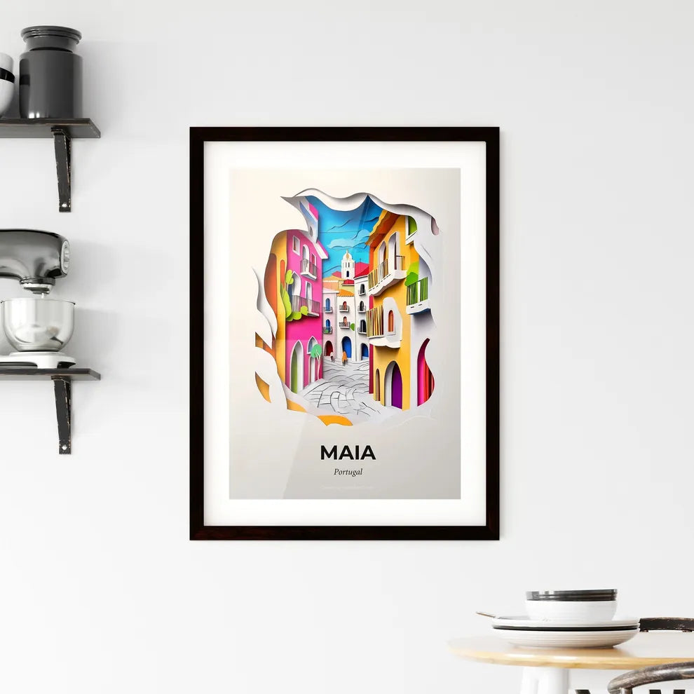 Vivid Maia, Portugal, Framed Wall Art