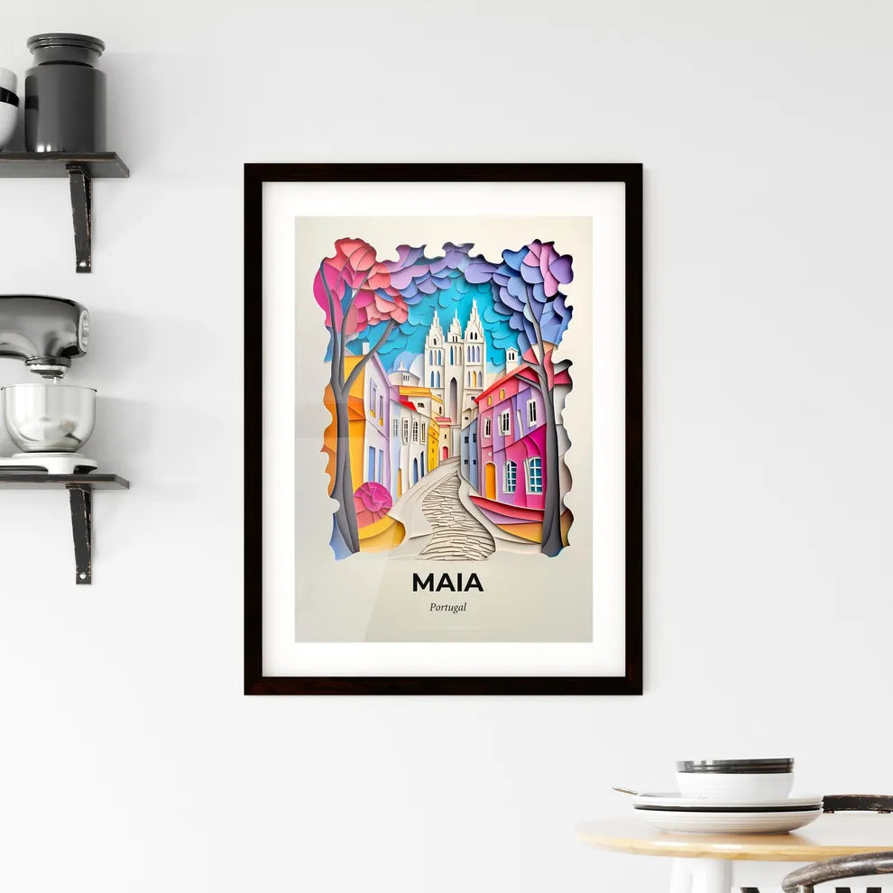 Vivid Maia, Portugal, Framed Wall Art