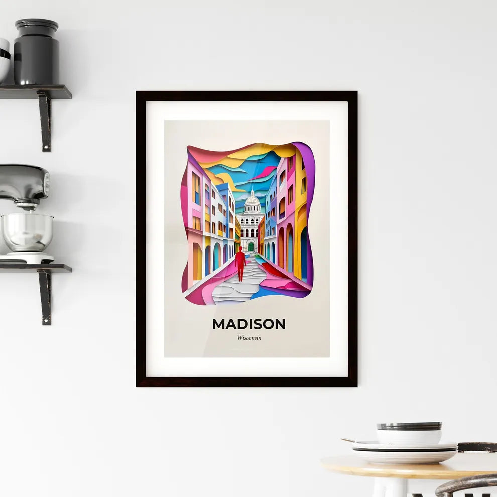 Vivid Madison, Wisconsin, Framed Wall Art