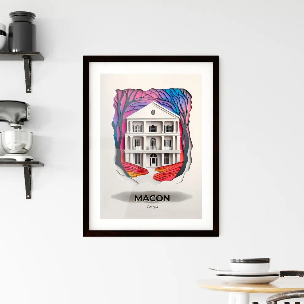 Vivid Macon, Georgia, Framed Wall Art