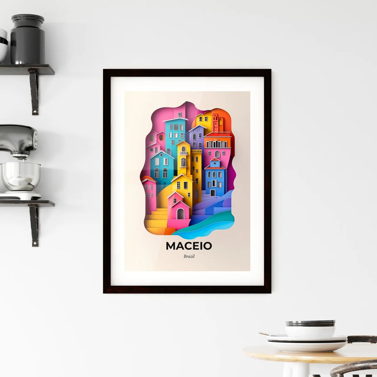 Vivid Maceio, Brazil, Framed Wall Art