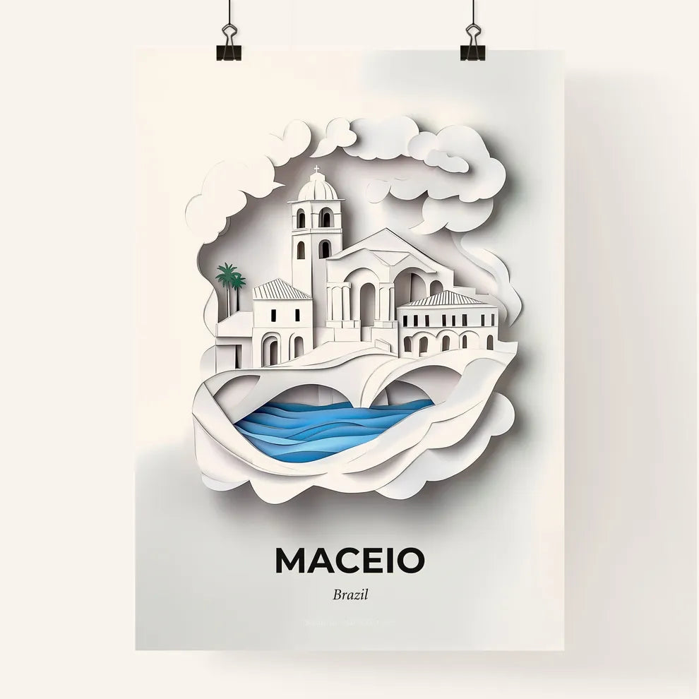 Vivid Maceio, Brazil, Colorful Poster