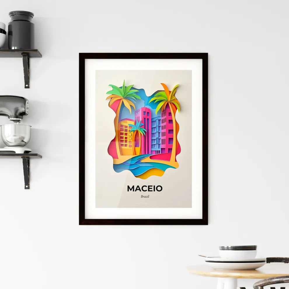 Vivid Maceio, Brazil, Framed Wall Art