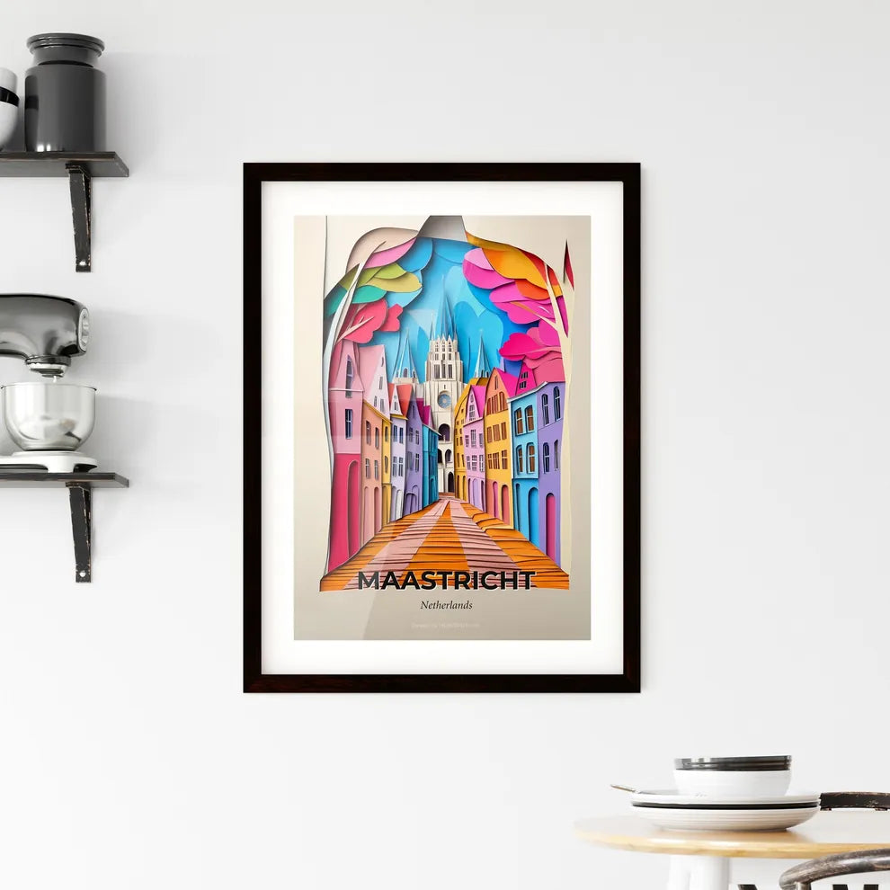 Vivid Maastricht, Netherlands, Framed Wall Art