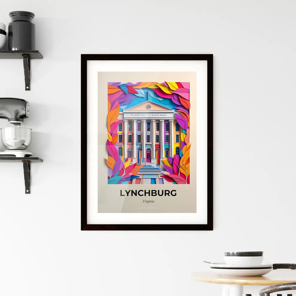Vivid Lynchburg, Virginia, Framed Wall Art