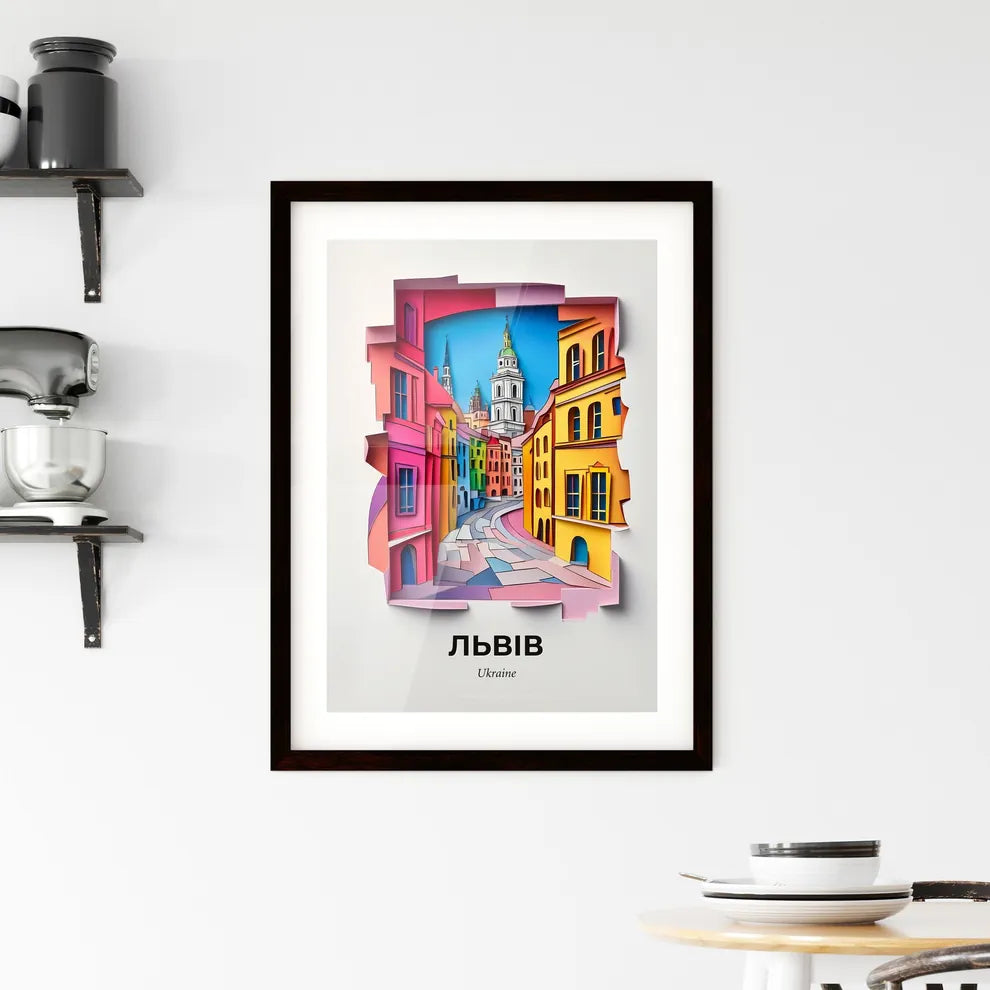 Vivid Lviv, Ukraine, Framed Wall Art