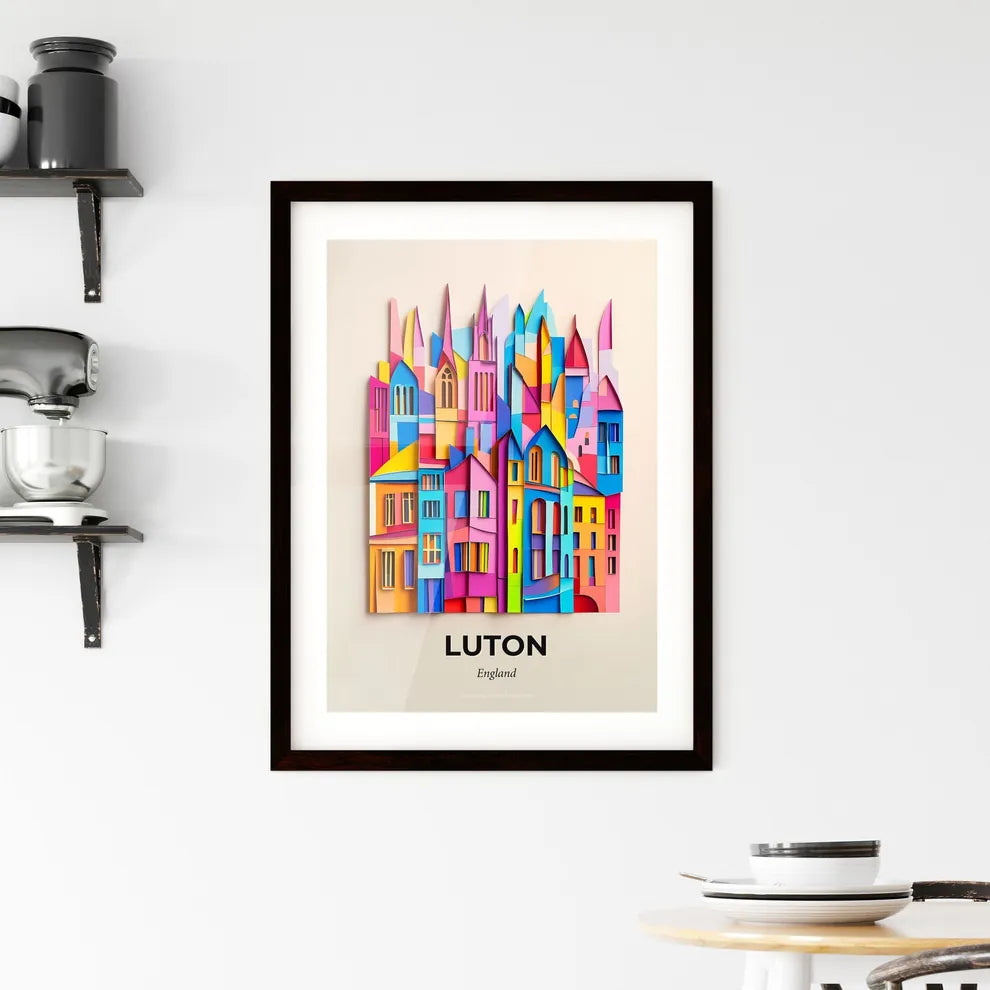 Vivid Luton, England, Framed Wall Art