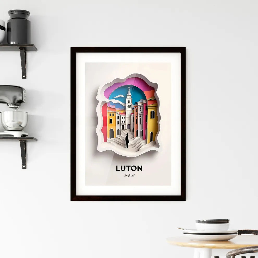 Vivid Luton, England, Framed Wall Art