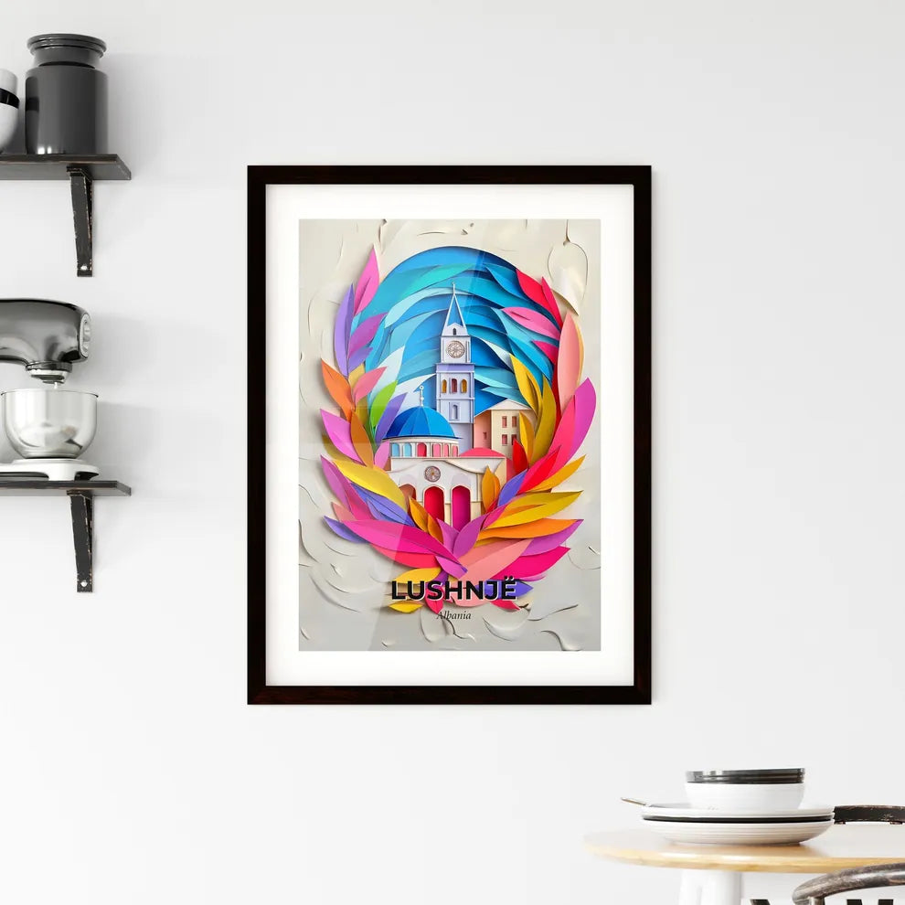 Vivid Lushnjë, Albania, Framed Wall Art