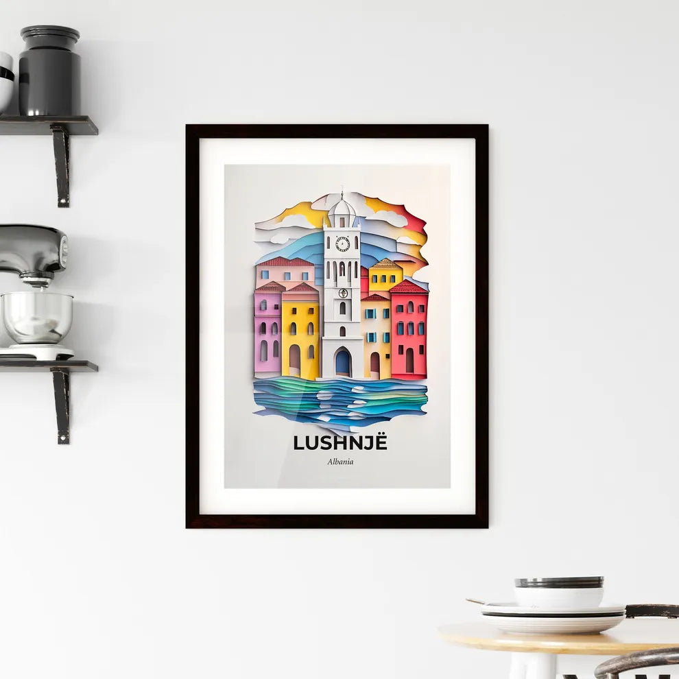 Vivid Lushnjë, Albania, Framed Wall Art